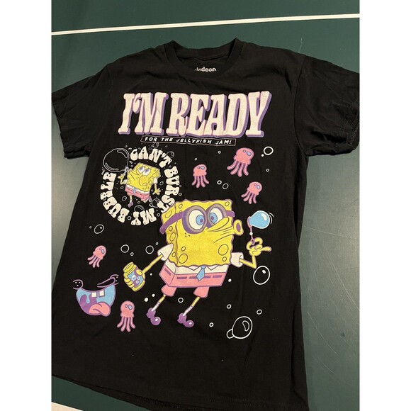 Nickelodeon SpongeBob SquarePants T-Shirt SMALL Patrick Star Jellyfish OFFICIAL - Picture 2 of 6